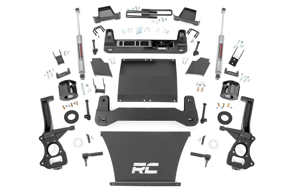 GMC Sierra 1500 Suspension Lift Kit - Front + Rear - Rough Country - 6 Inch Lift Kit - '19-'24